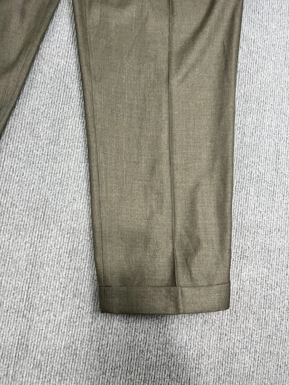 John Henry Mens Beige Pleated Dress Pants 40x29